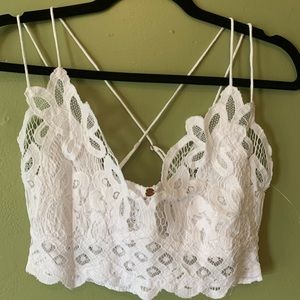 White Urban Outfitters Strappy Bralette